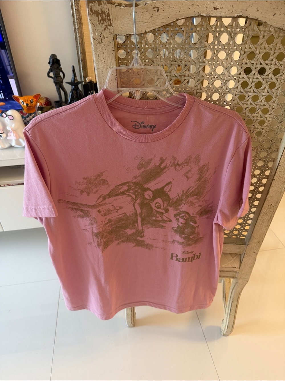 Disney Pink Bambi Graphic Tee Shirt